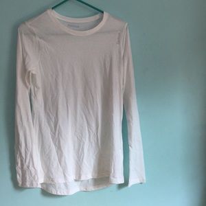 White Reebok long-sleeve shirt